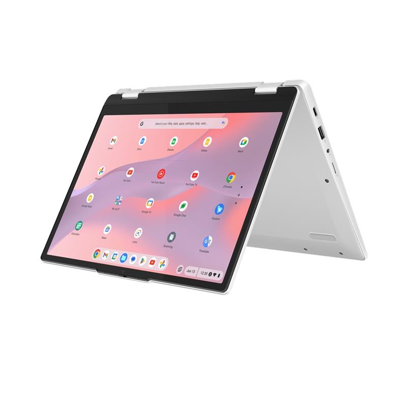 Lenovo IdeaPad Flex 3 Chrome 12IAN8 Chromebook 31 cm (12.2"") Touchscreen WUXGA Intel® N N100 8 GB LPDDR5-SDRAM 128 GB eMMC Wi-Fi 6E (802.11ax) Chrome