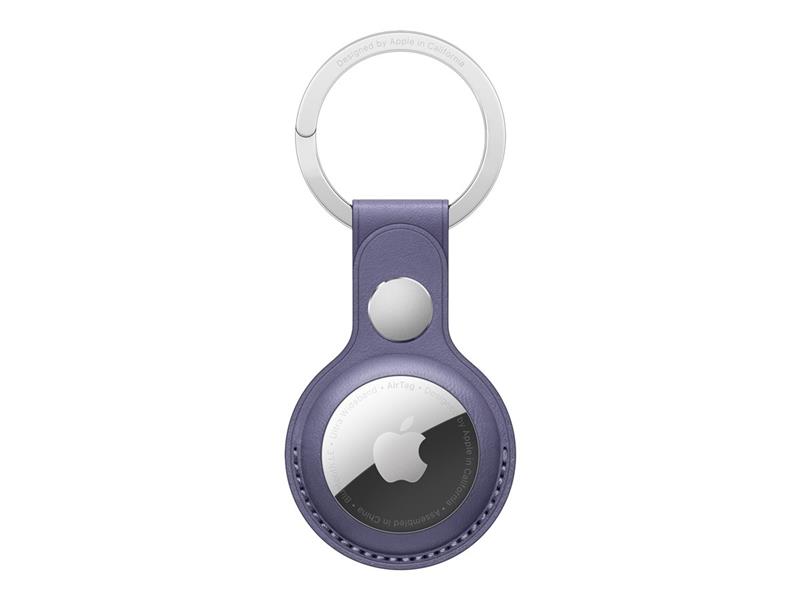 APPLE AirTag Leather Key Ring Wisteria
