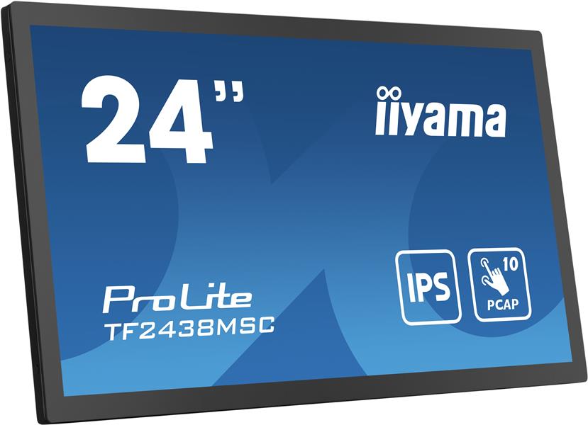 iiyama PROLITE Digitaal A-kaart 61 cm (24"") LED 600 cd/m² Full HD Zwart Touchscreen