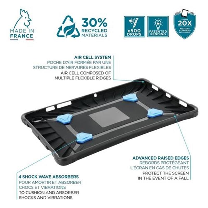 PROTECH - Case 360 handstrap kickstand for iPad 10 9i 10th gen 