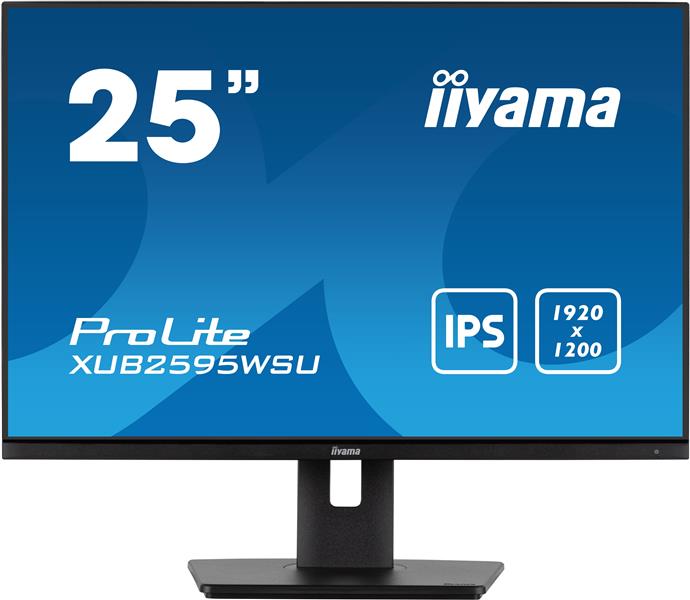 iiyama ProLite XUB2595WSU-B5 computer monitor 63,5 cm (25"") 1920 x 1200 Pixels WUXGA LED Zwart