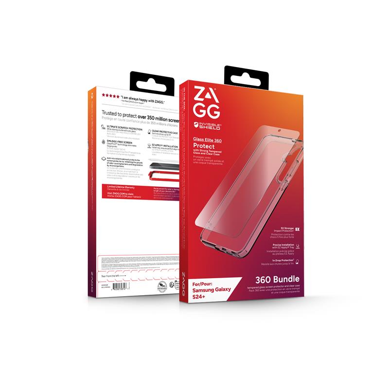 InvisibleShield Glass Elite 360 Bundle mobiele telefoon behuizingen 17 cm (6.7"") Hoes Transparant