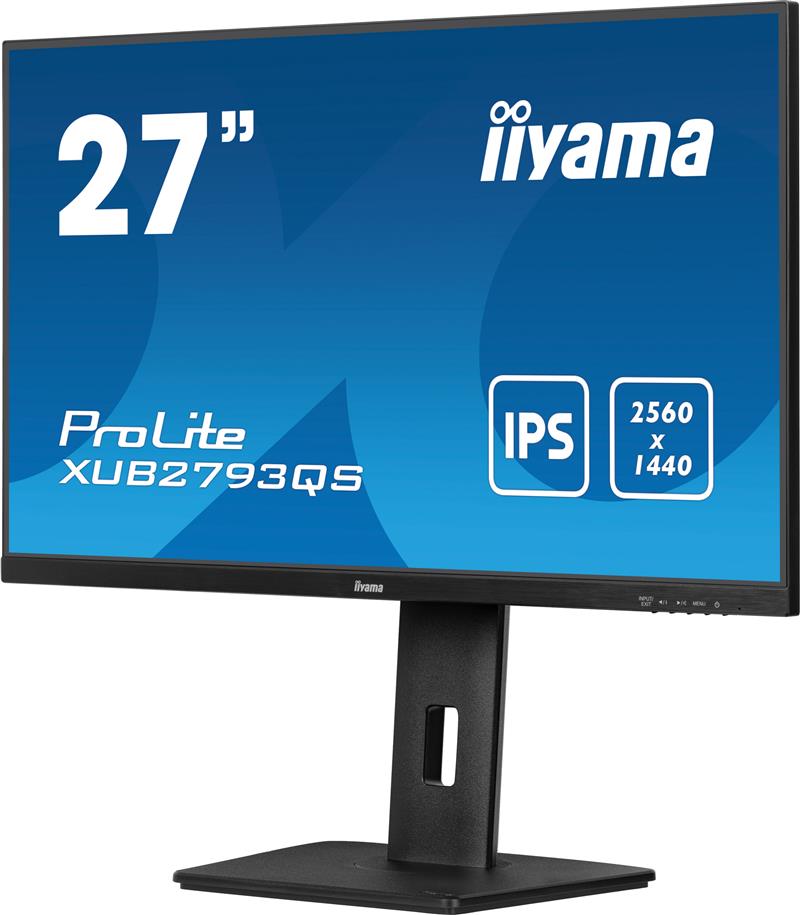 iiyama ProLite XU2793QS-B6 computer monitor 54,6 cm (21.5"") 2560 x 1440 Pixels Full HD LED Zwart