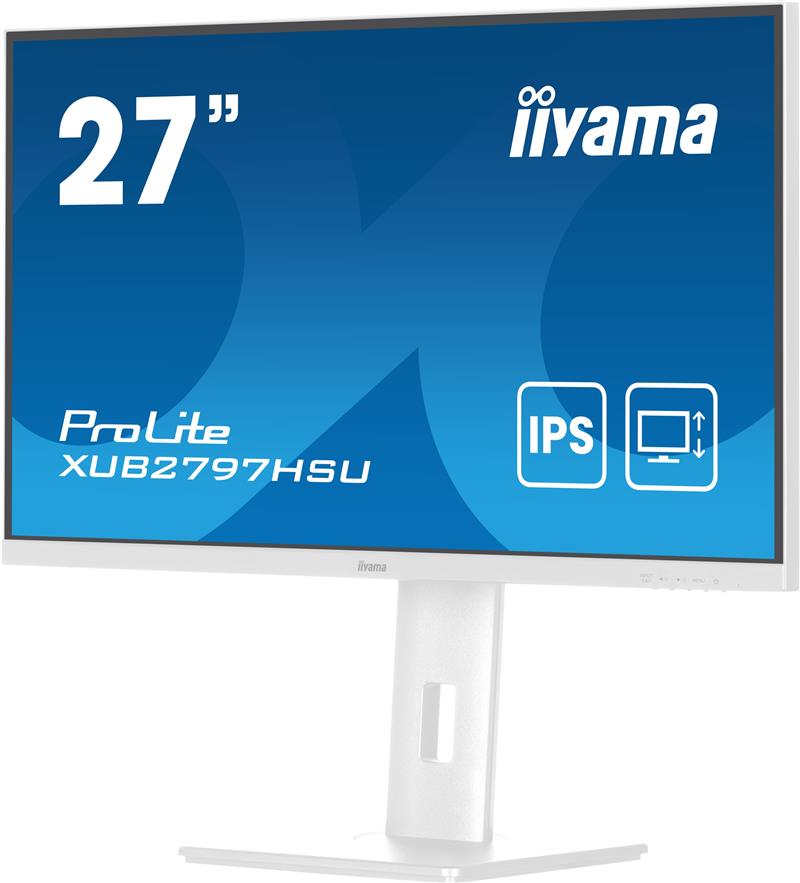 iiyama ProLite XUB2797HSU-W2 computer monitor 68,6 cm (27"") 1920 x 1080 Pixels Full HD LED Wit