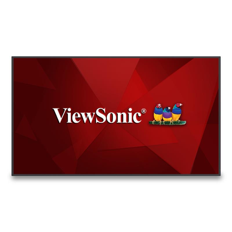 Viewsonic CDE6530 beeldkrant Digitale signage flatscreen 165,1 cm (65"") LCD Wifi 450 cd/m² 4K Ultra HD Zwart Type processor Android 11 24/7