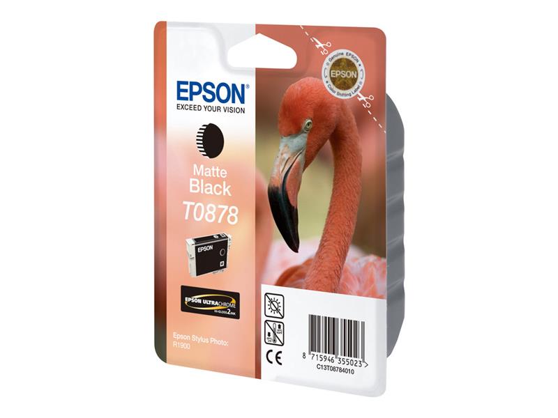 Epson Flamingo inktpatroon Matte Black T0878 Ultra Gloss High-Gloss 2