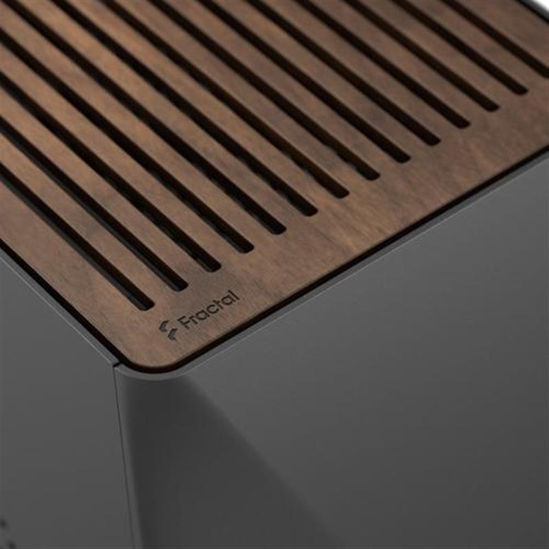 Fractal design Era 2 Charcoal mini ITX case Wooden top