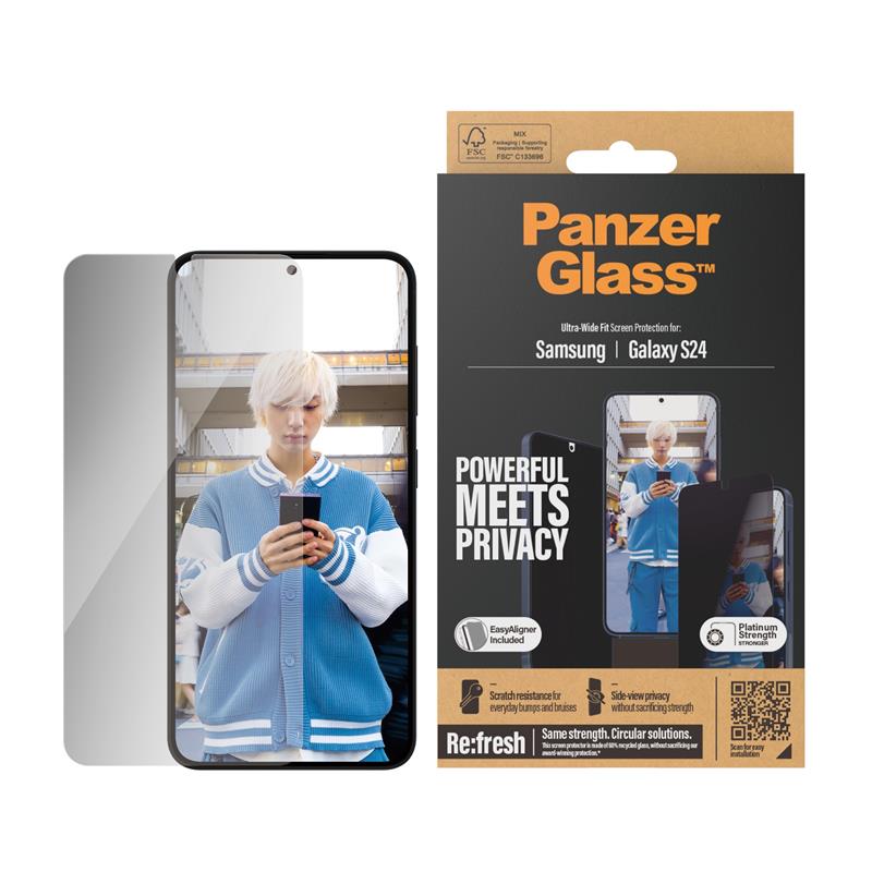 PanzerGlass Ultra Wide Fit Privacy Doorzichtige schermbeschermer Samsung 1 stuk(s)