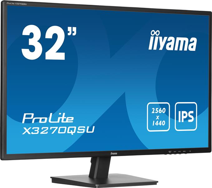 iiyama ProLite X3270QSU-B1 computer monitor 81,3 cm (32"") 2560 x 1440 Pixels Wide Quad HD LED Zwart