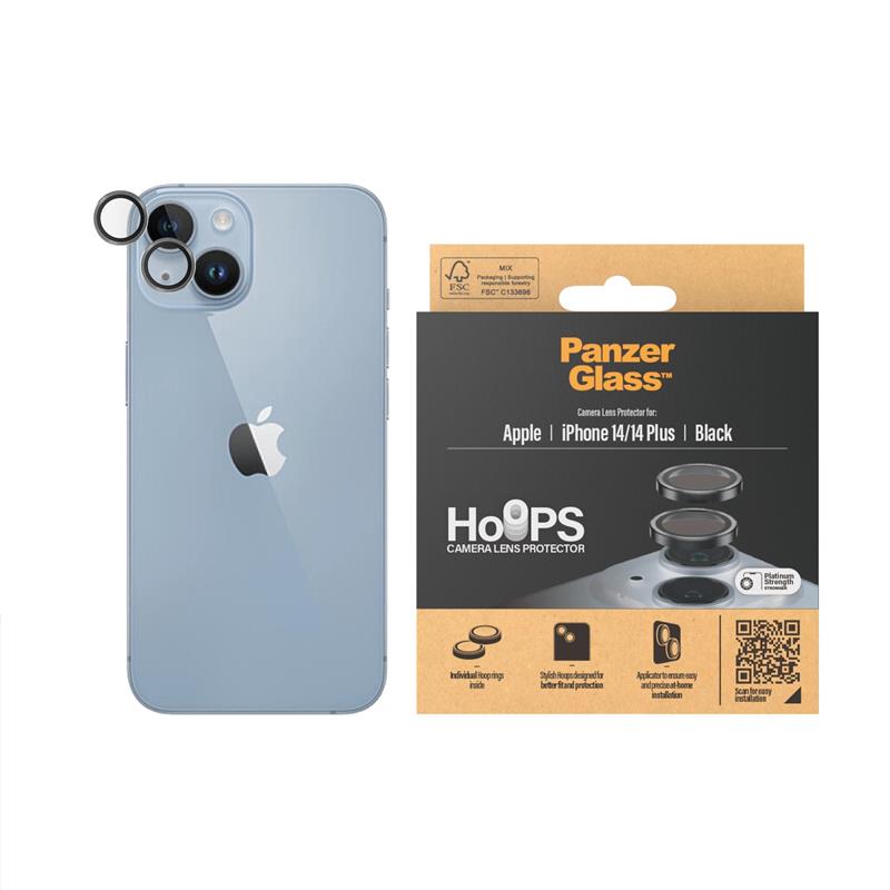 PanzerGlass Camera Rings iPhone 14/14 Plus Doorzichtige schermbeschermer Apple 1 stuk(s)