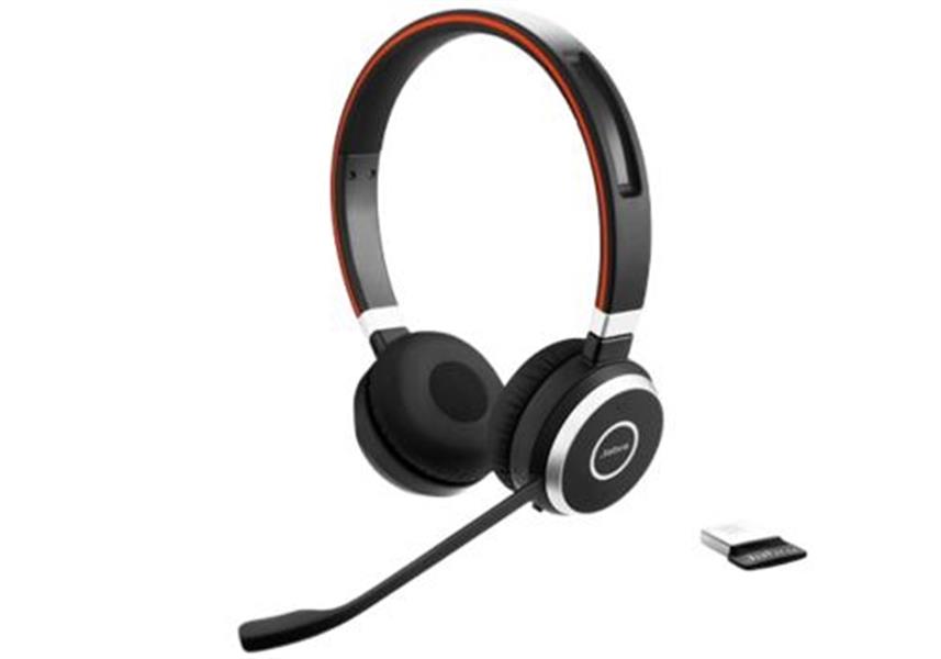 Jabra Evolve 65 Headset Bedraad en draadloos Hoofdband Oproepen/muziek USB Type-A Bluetooth Zwart