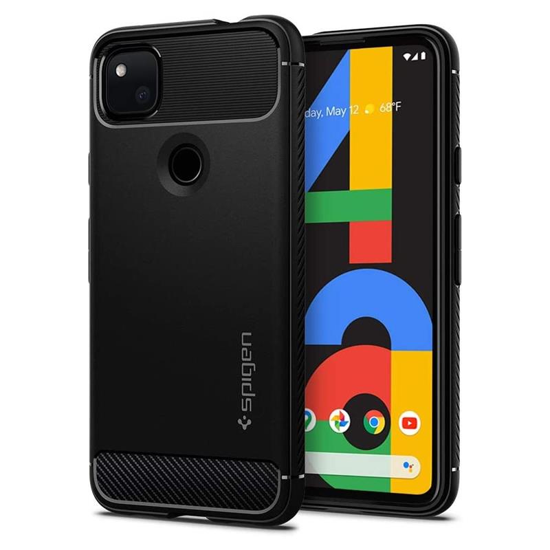 Spigen Case Google Pixel 4a - Rugged Armor - Black