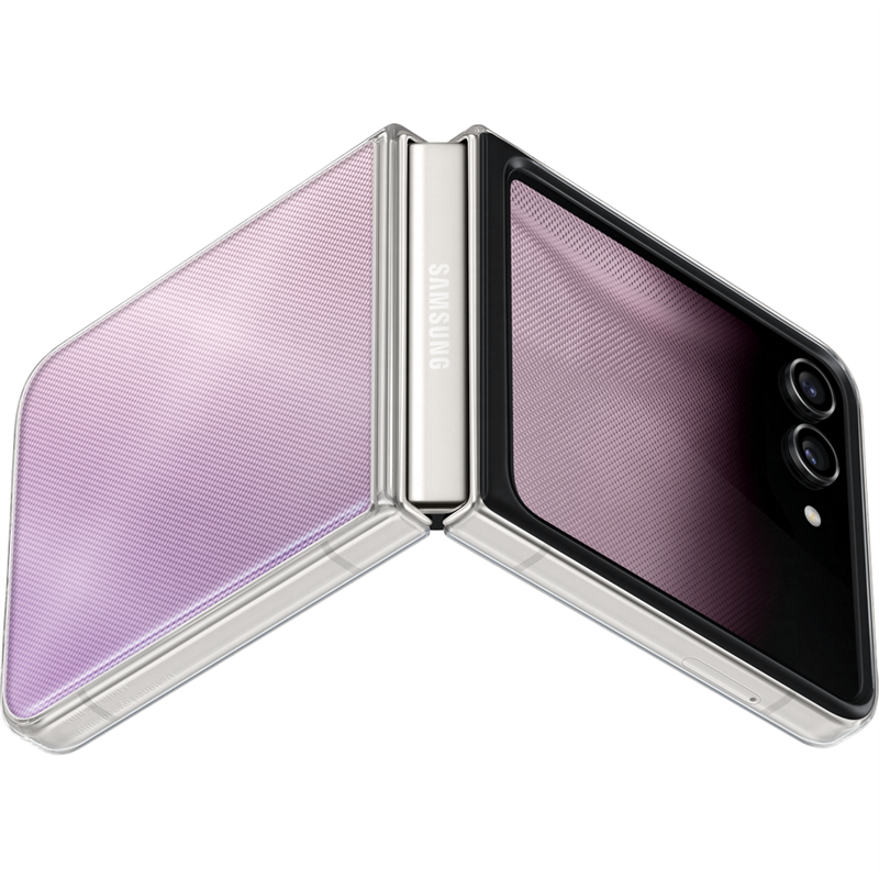 Samsung EF-ZF731CTEGWW mobiele telefoon behuizingen 17 cm (6.7"") Flip case Transparant