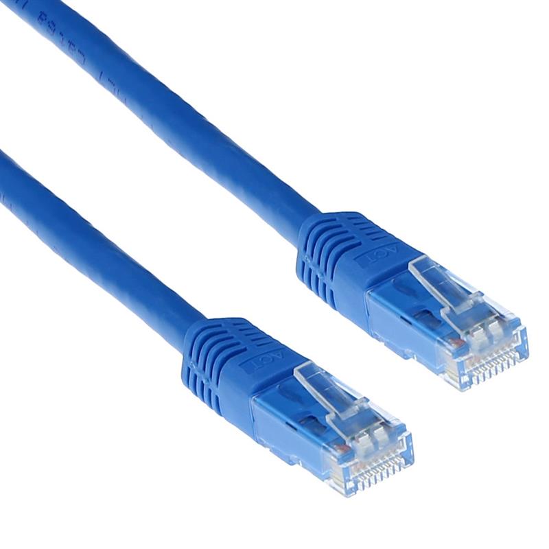ACT IB5601 netwerkkabel Blauw 1 m