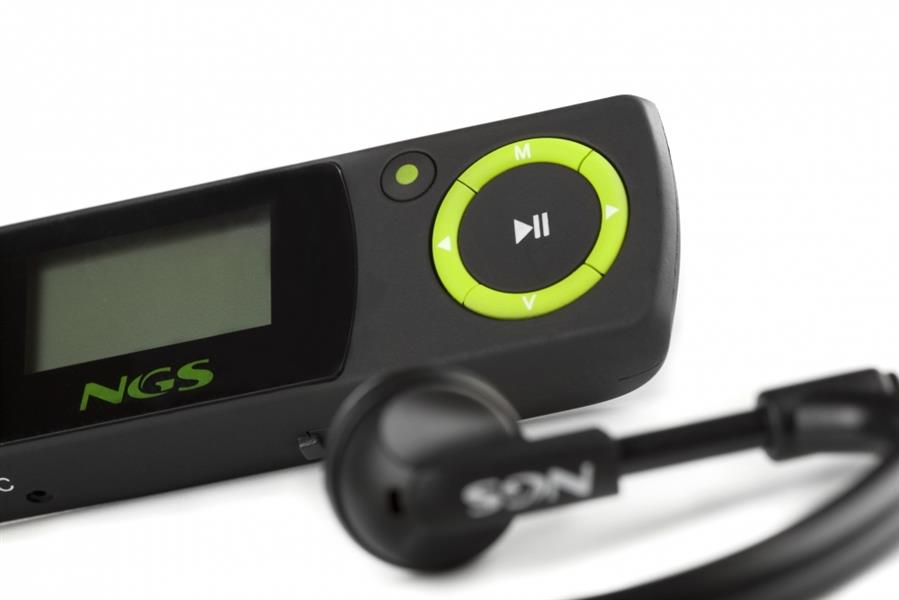 NGS Black Popping 4GB MP3 speler Zwart