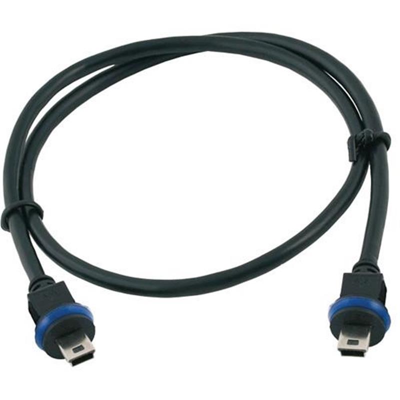 Mobotix MX-CBL-MU-STR 2m USB-kabel 2 0 Micro-USB A Zwart