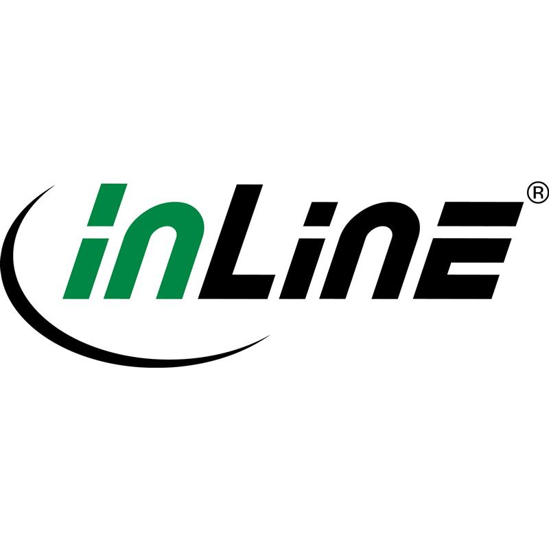 InLine Cable Strip hook-and-loop Set 10 pcs black