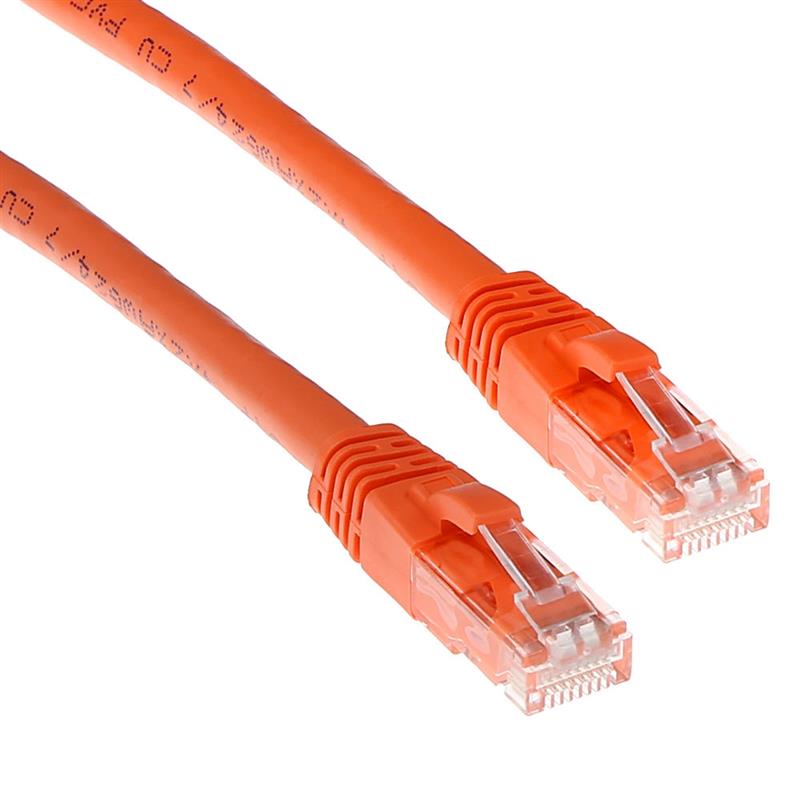 ACT IS1500 netwerkkabel Oranje 0,5 m Cat6
