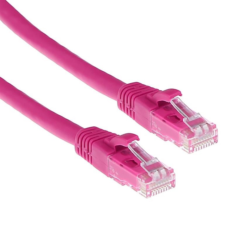 ACT IS1851 netwerkkabel Roze 1,5 m Cat6 U/UTP (UTP)