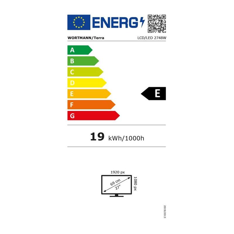 TERRA LCD/LED 2748W V3 schwarz HDMI/DP/USB-C GREENLINE PLUS