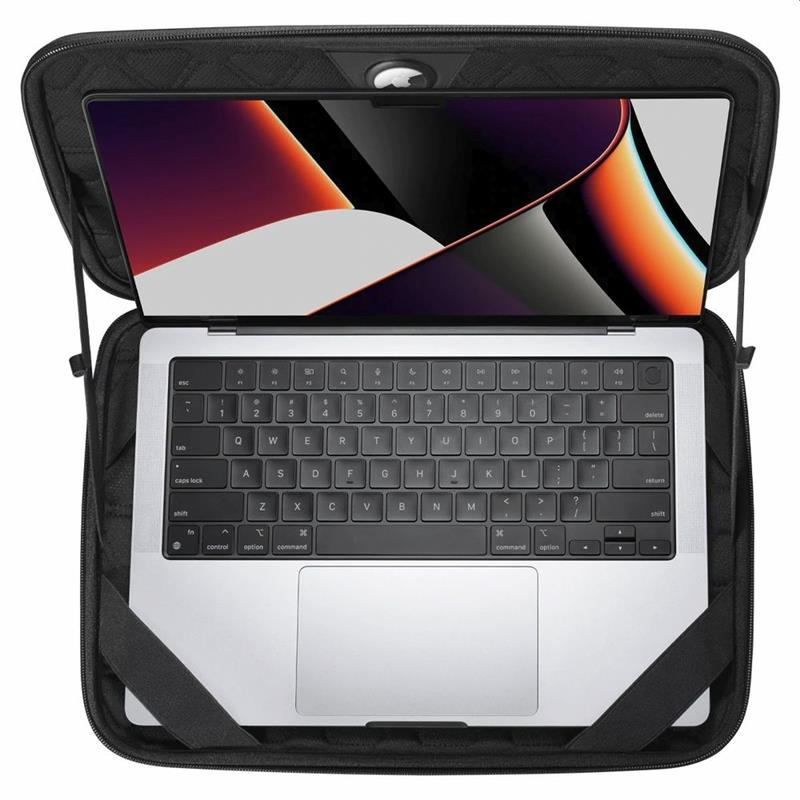 Spigen Laptop Case 13 - 14 inch - Rugged Armor Pouch Pro - Black