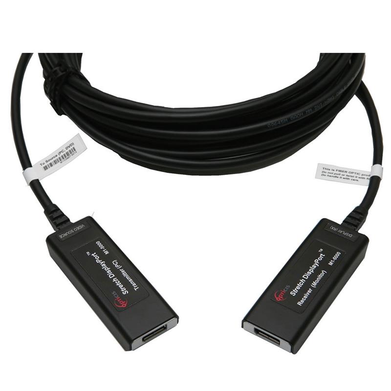 Opticis DisplayPort 1 1a extender set over fiber tot 30 meter
