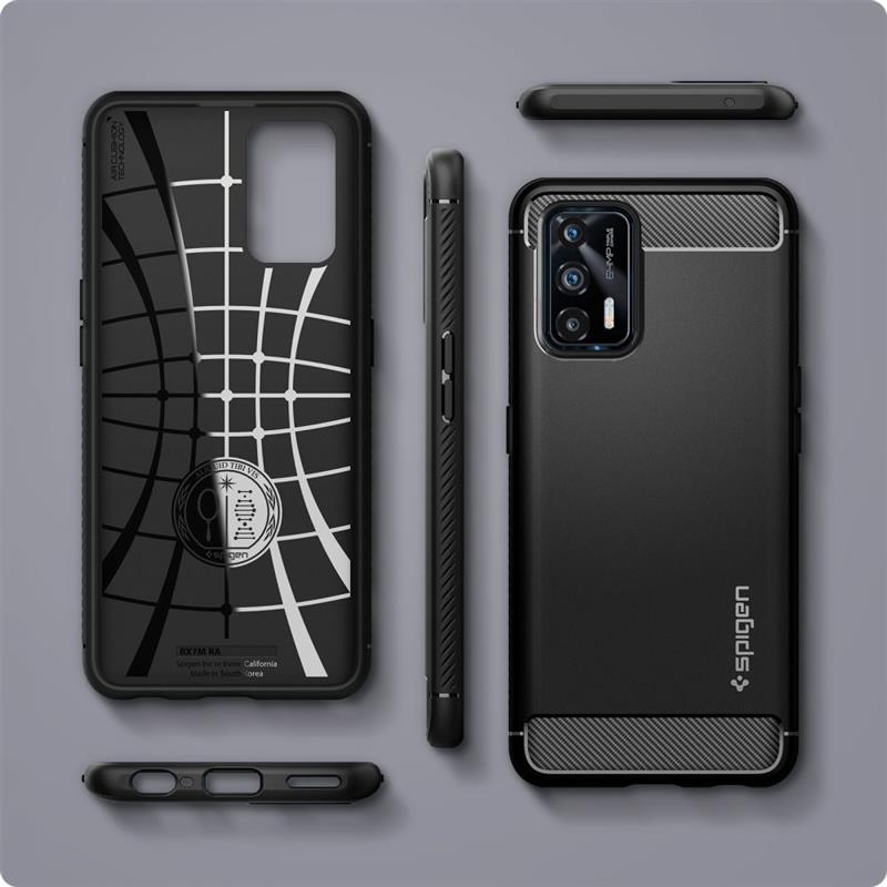 Spigen Case Realme GT 5G - Rugged Armor - Black