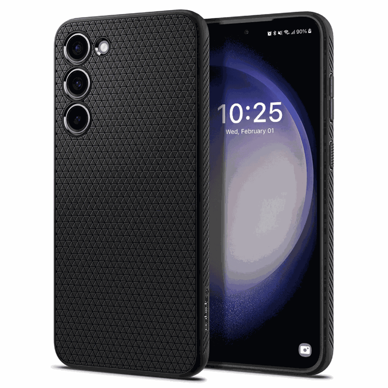 Spigen Gal S23 Liquid Air Matte Black