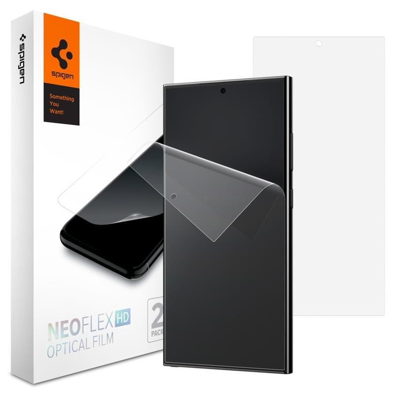 Spigen Screenprotector Samsung Galaxy S24 Ultra - Neo Flex 2 Pack - Clear