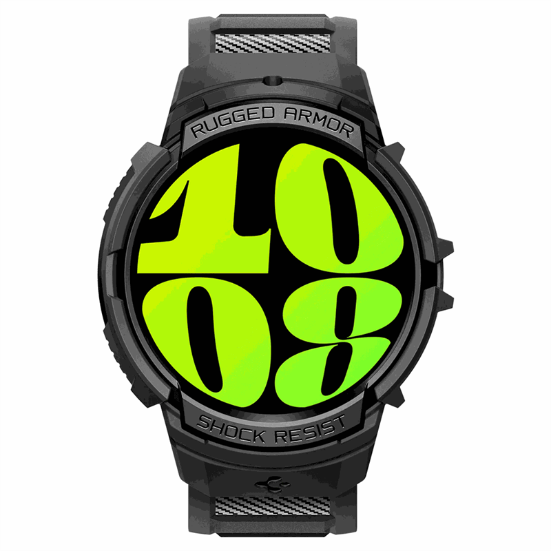 Spigen Case Samsung Galaxy Watch6 44mm - Rugged Armor Pro - Black