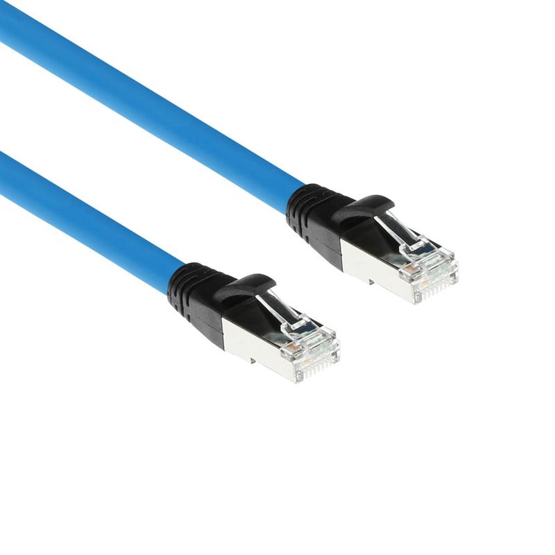 ACT Industrial 0,30 meter Profinet kabel RJ45 male naar RJ45 male, Superflex CAT6A SF/UTP TPE kabel, afgeschermd