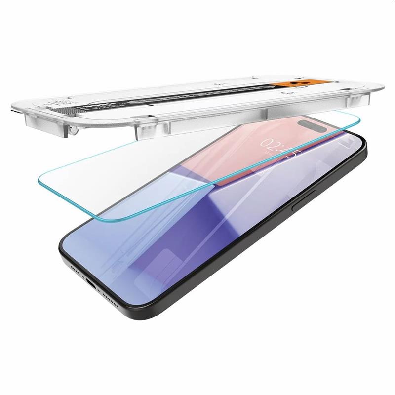 Spigen iP15 Pro Max Glas tR Transp 2P 