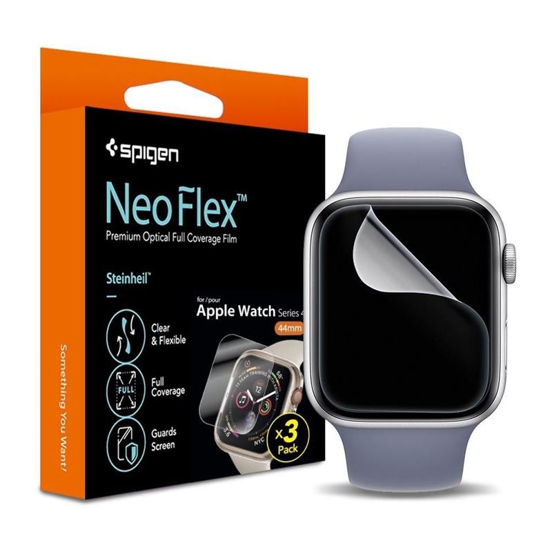 Spigen Screenprotector Apple Watch 40 41mm - Neo Flex 3 Pack - Clear