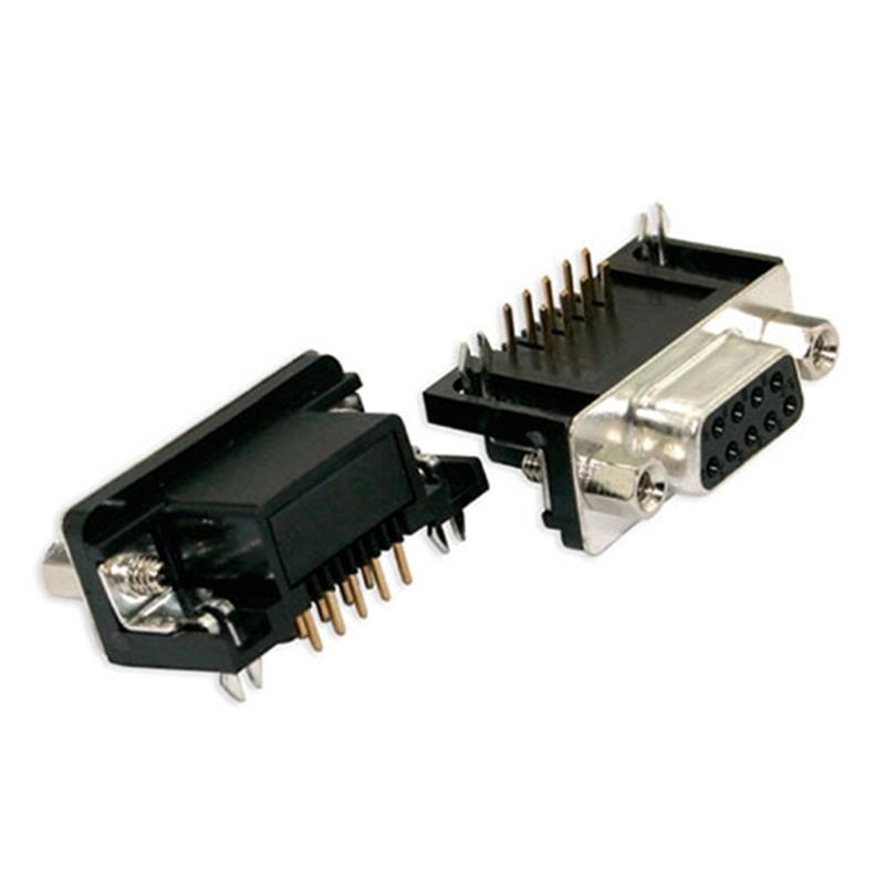 37 polige D-sub female PCB connector