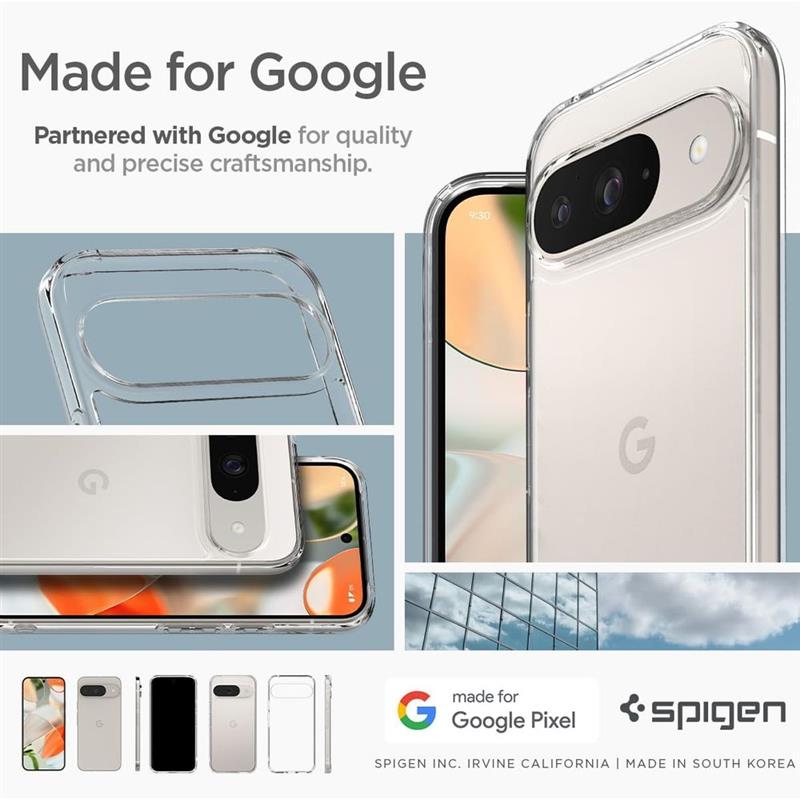 Spigen Case Google Pixel 9 9 Pro - Ultra Hybrid - Clear