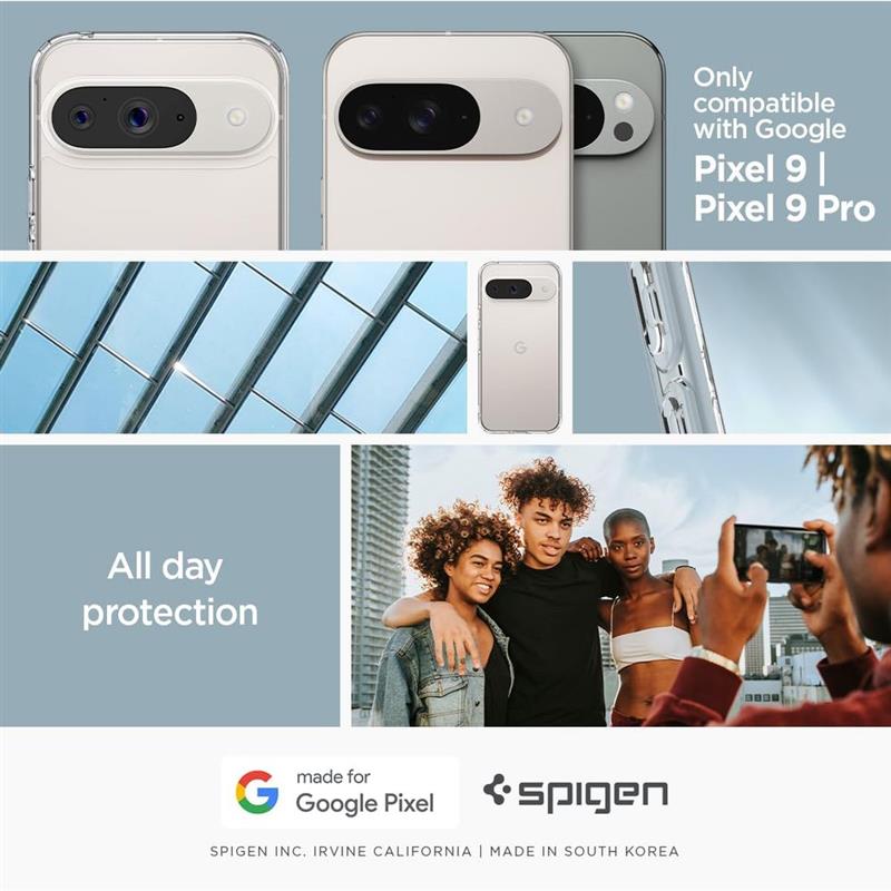 Spigen Case Google Pixel 9 9 Pro - Ultra Hybrid - Clear