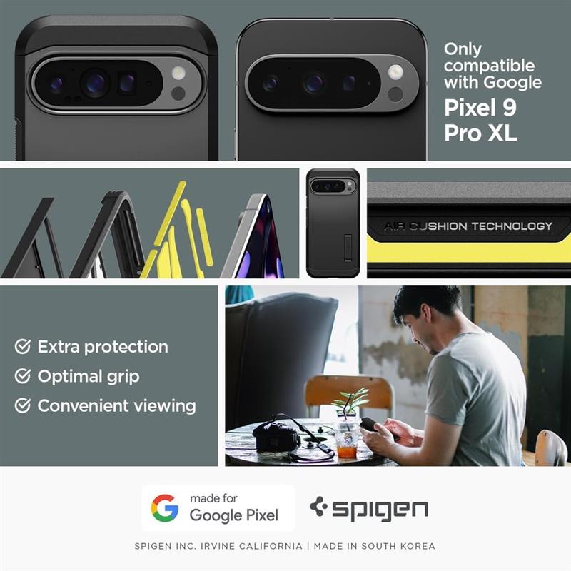 Spigen Ggle Pixel 9 Pro XL TghArm Bl