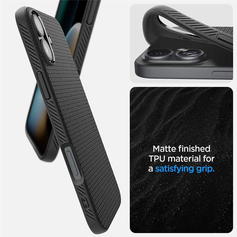 Spigen iPh 16 Lqd Air Matte Blac