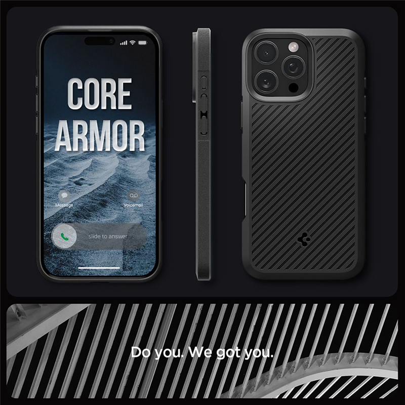 Spigen Case iPhone 16 Pro - Core Armor - Black