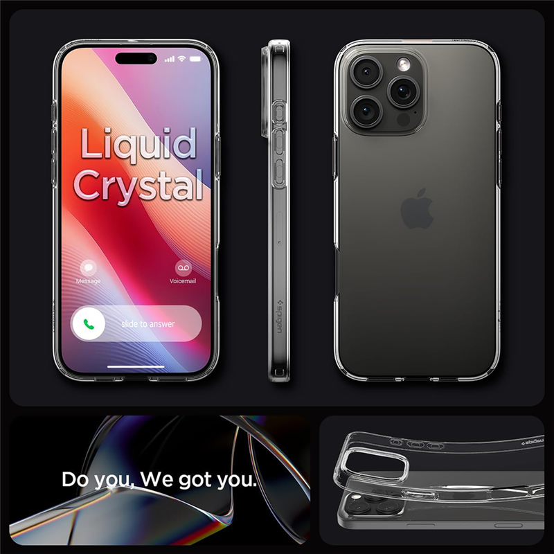 Spigen iPh 16 Pro Lqd Cryst Clear