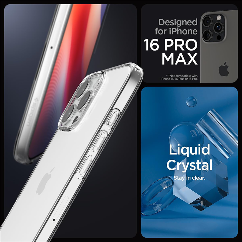 Spigen iPh 16 Pro Max Lqd Cryst Clear