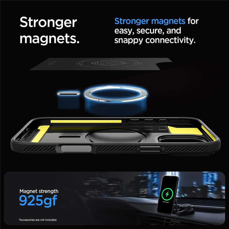 Spigen iPh 16 Pro Max RuggArm MgFt Mt Bl