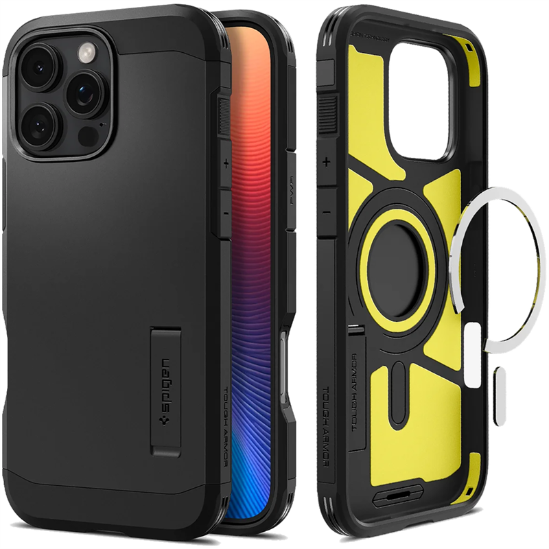 Spigen iPh 16 Pro Max TghArm MgFt Black