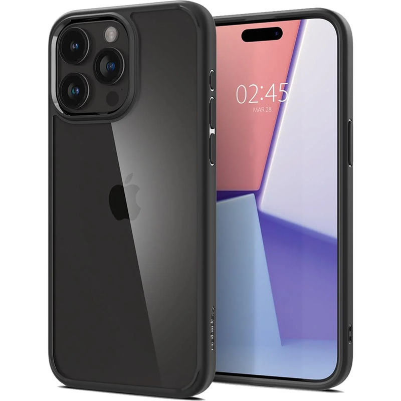 Spigen iPh 16 Pro UltrHyb Matte Blac