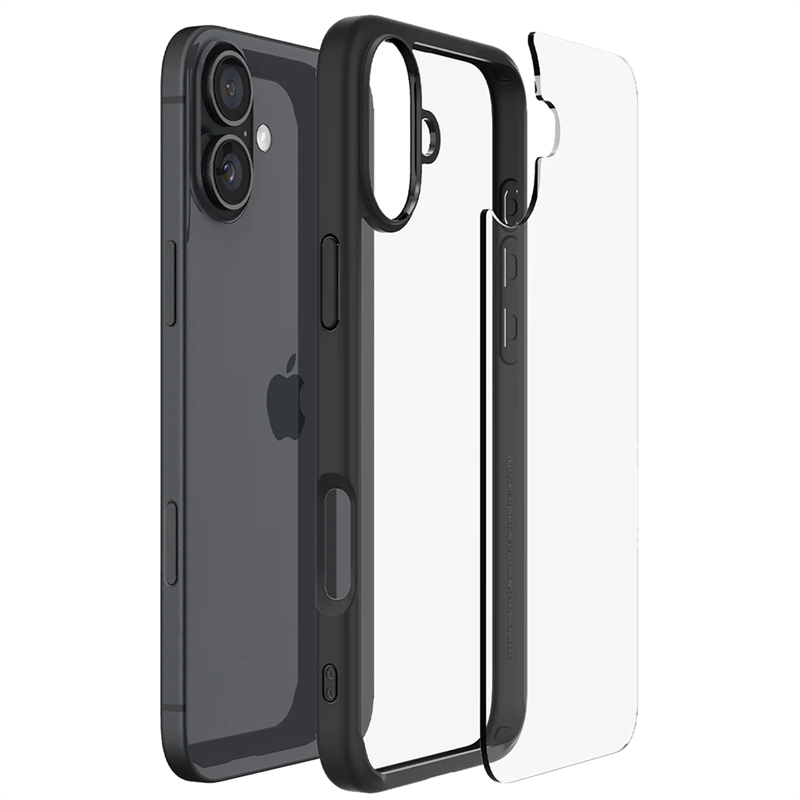 Spigen iPh 16 UltrHyb Matte Blac