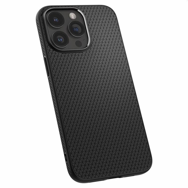 Spigen Case iPhone 15 Pro Max - Liquid Air - Black