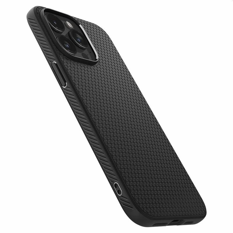 Spigen Case iPhone 15 Pro Max - Liquid Air - Black