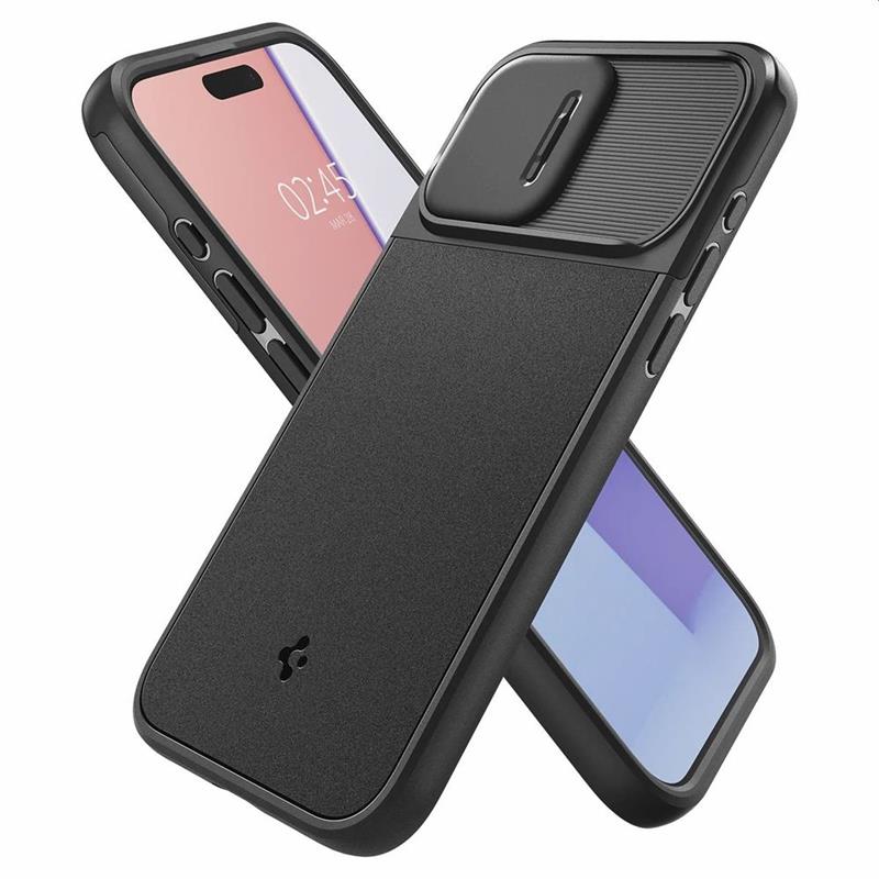 Spigen iP15 Pro Max Optik Armor MF Black