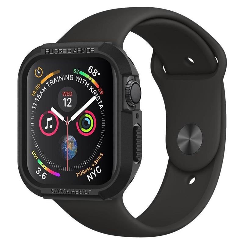 Spigen Case Apple Watch 44 45mm - Rugged Armor - Black