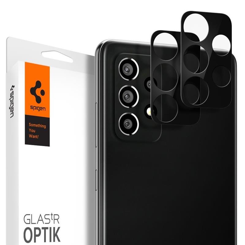 Spigen Lens protector Samsung Galaxy A72 - Glass Optik - Black